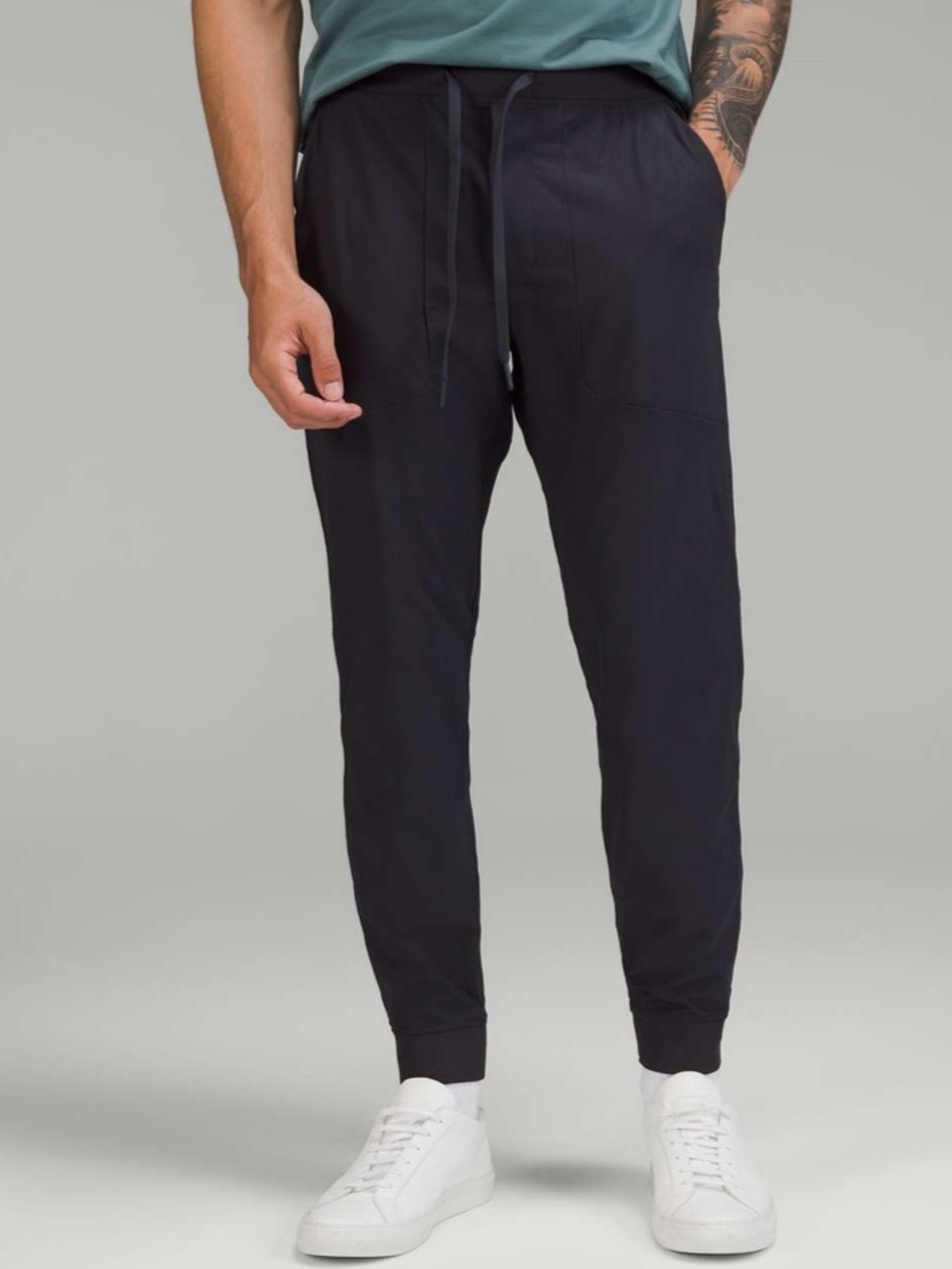 Lululemon ABC Jogger Regular Mens Large Obsidian Gray Warpstreme Pants M5AOLS